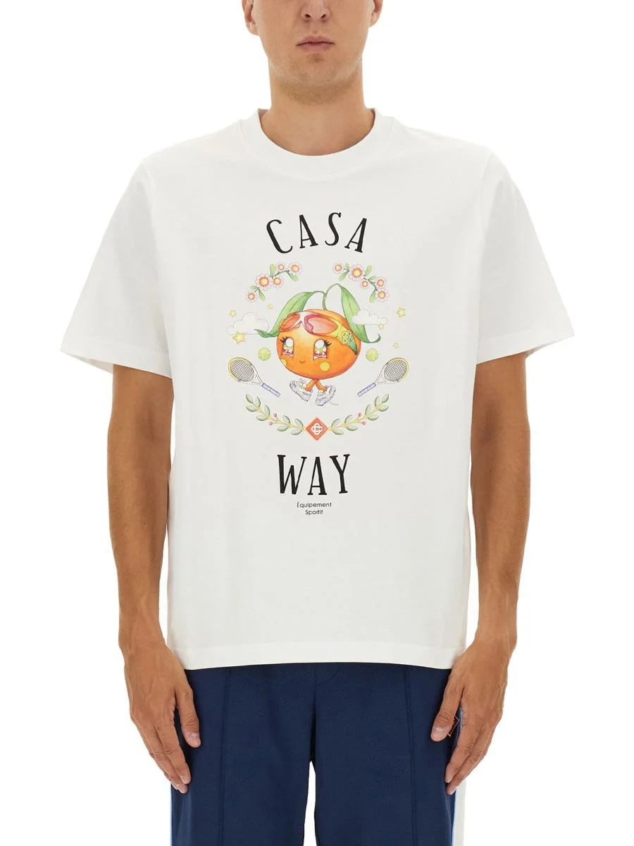 Casablanca Print T-Shirt - 1