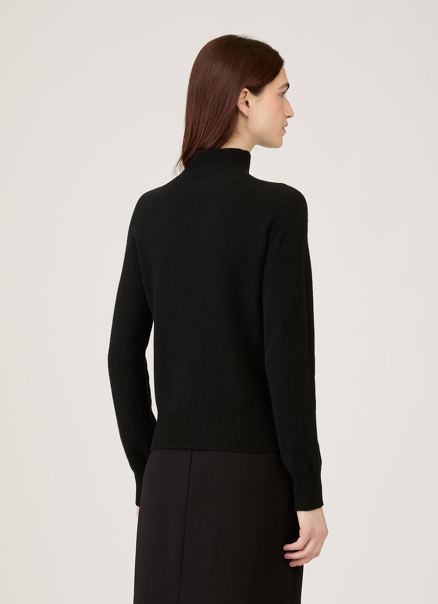 Lambswool Funnel neck jumper - 3