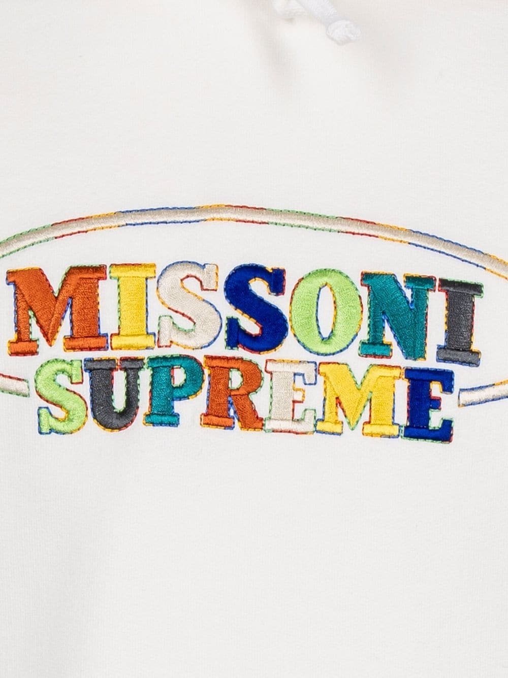 x Missoni logo-embroidered hoodie "FW21" - 3