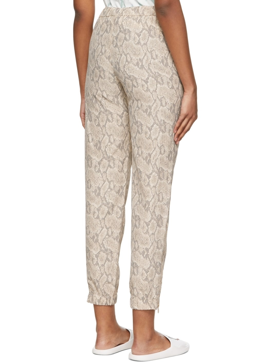 Brown Acetate Lounge Pants - 3