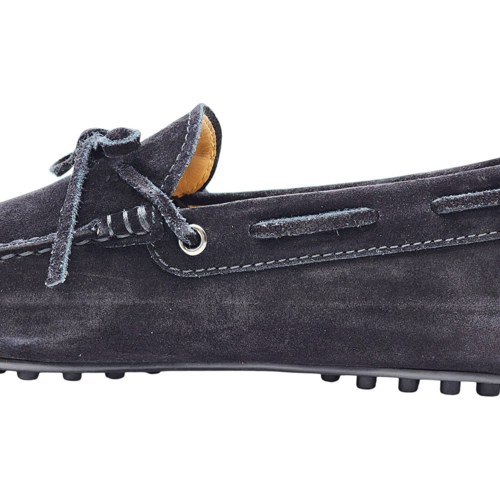 Tod's City Gommino Driving Men's Suede Loafers Black UK 5.5 US 7 - 7