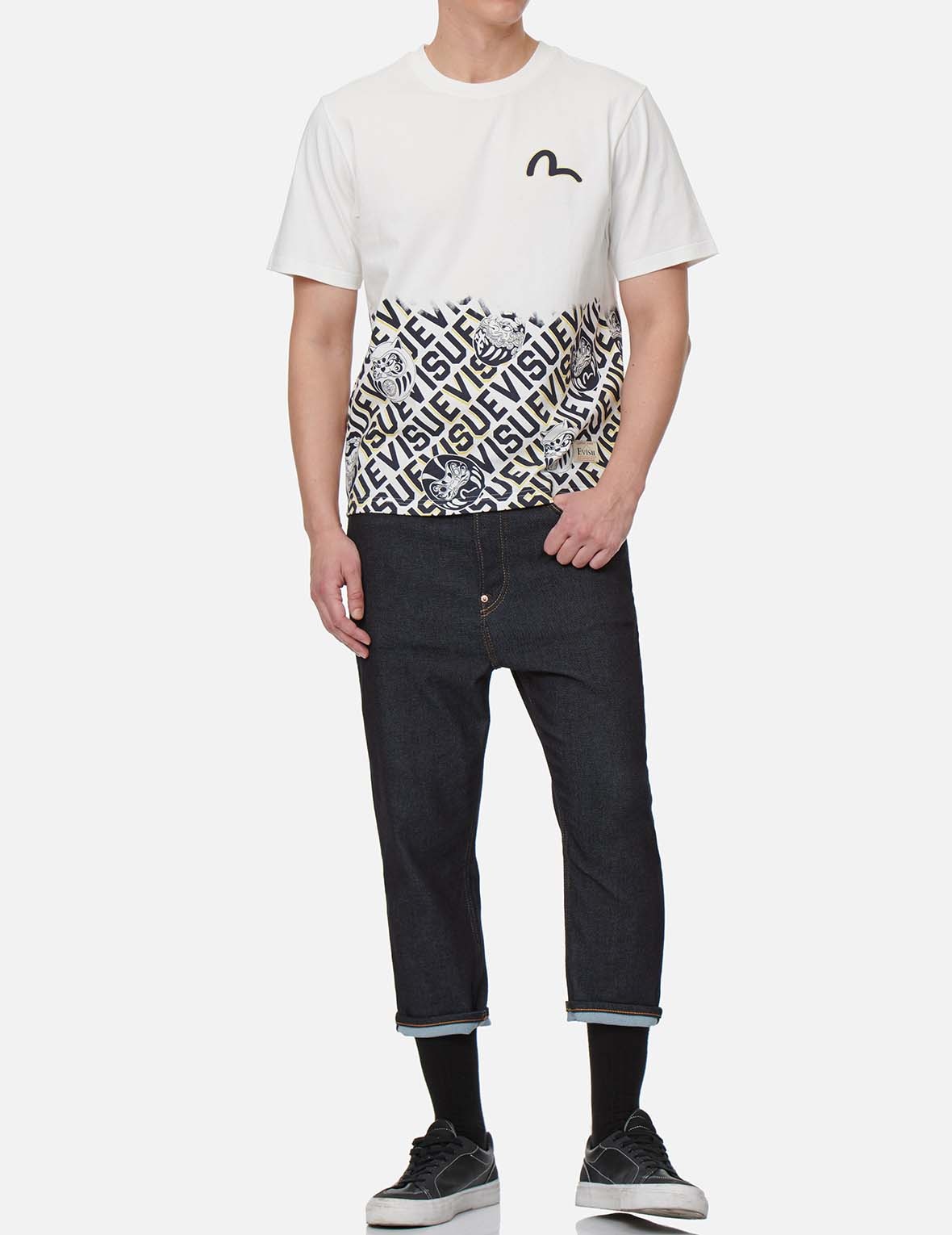 DARUMA DOUBLE DAICOCK CROPPED FIT JEANS #2027 - 4