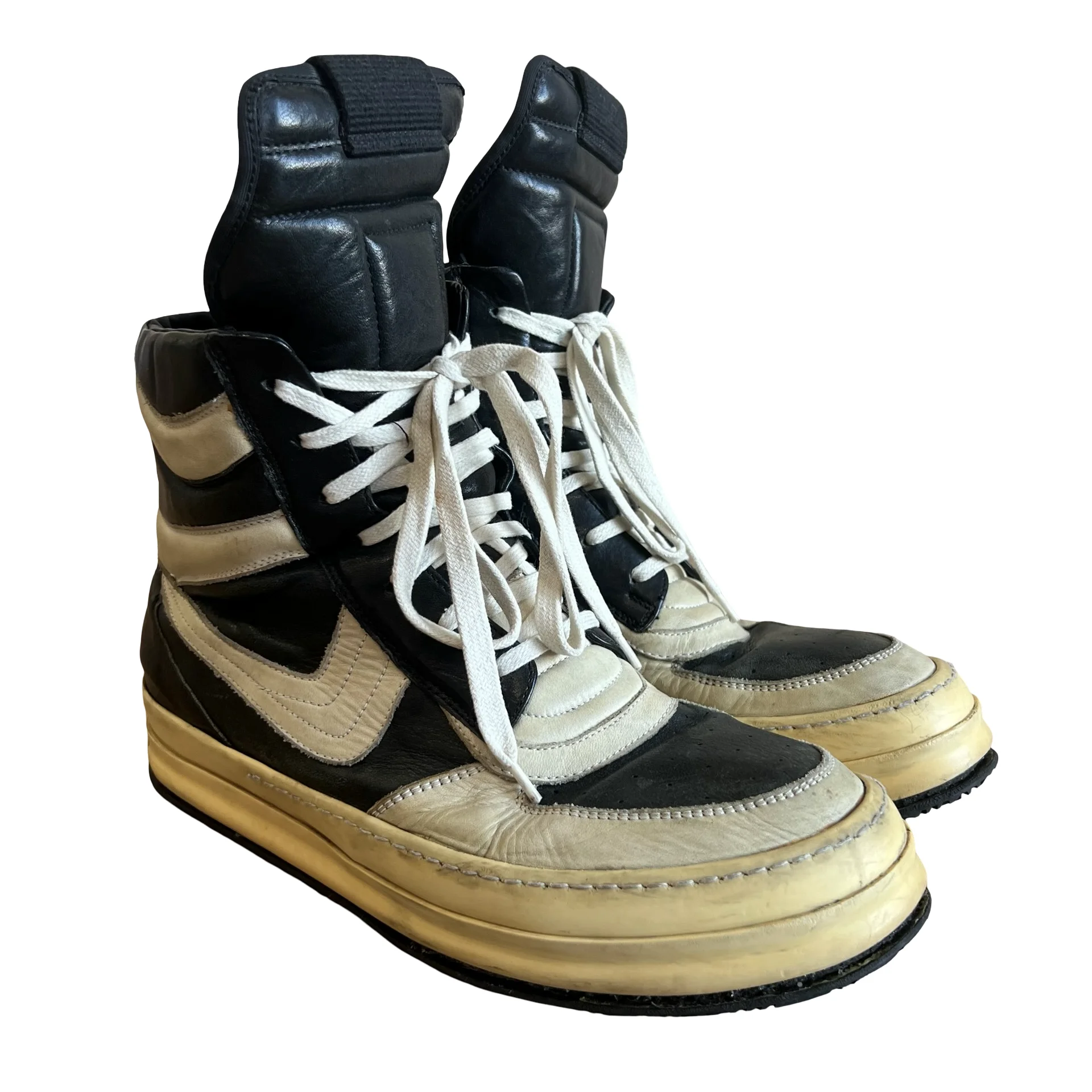 Rick Owens Black/White Dunks SZ 43 - 1