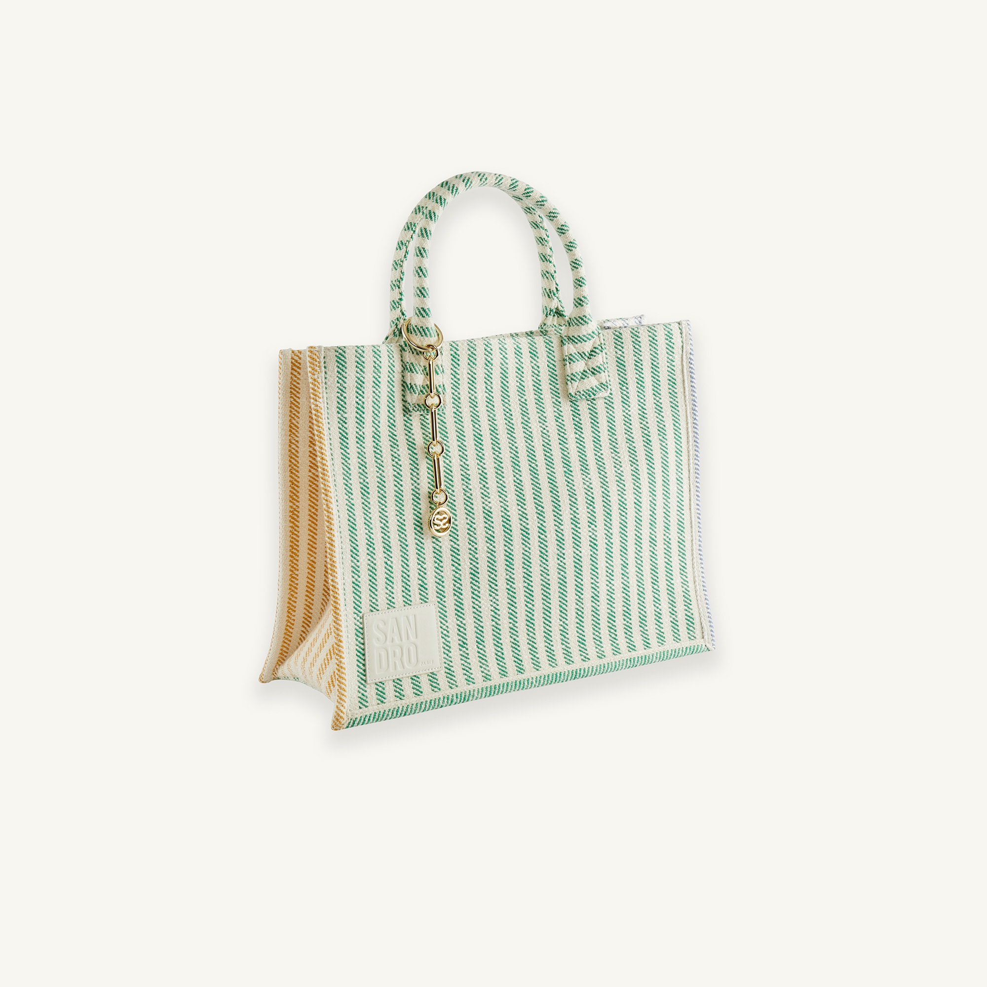 Striped tote bag - 3