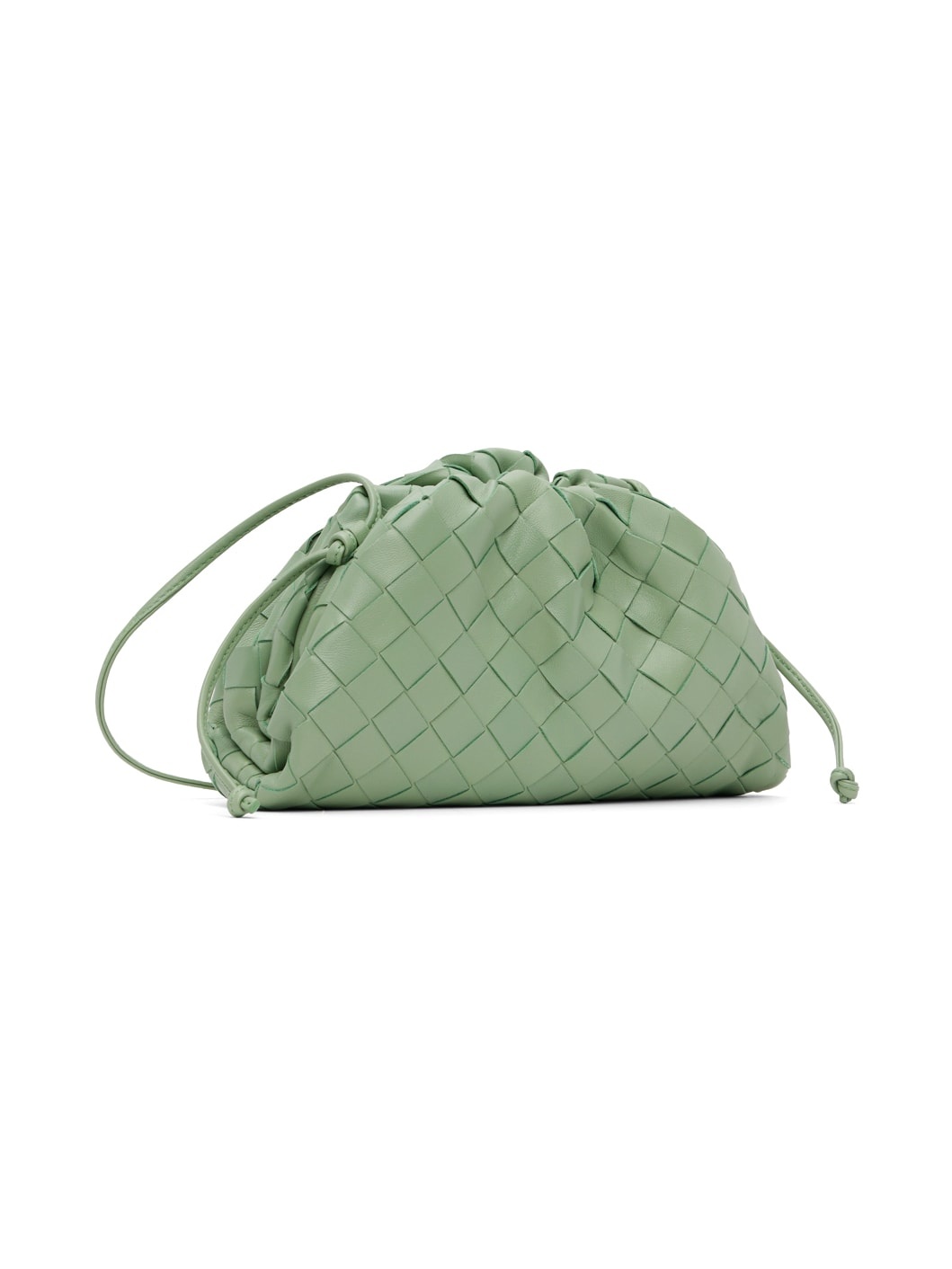 Green Mini Pouch Clutch - 3