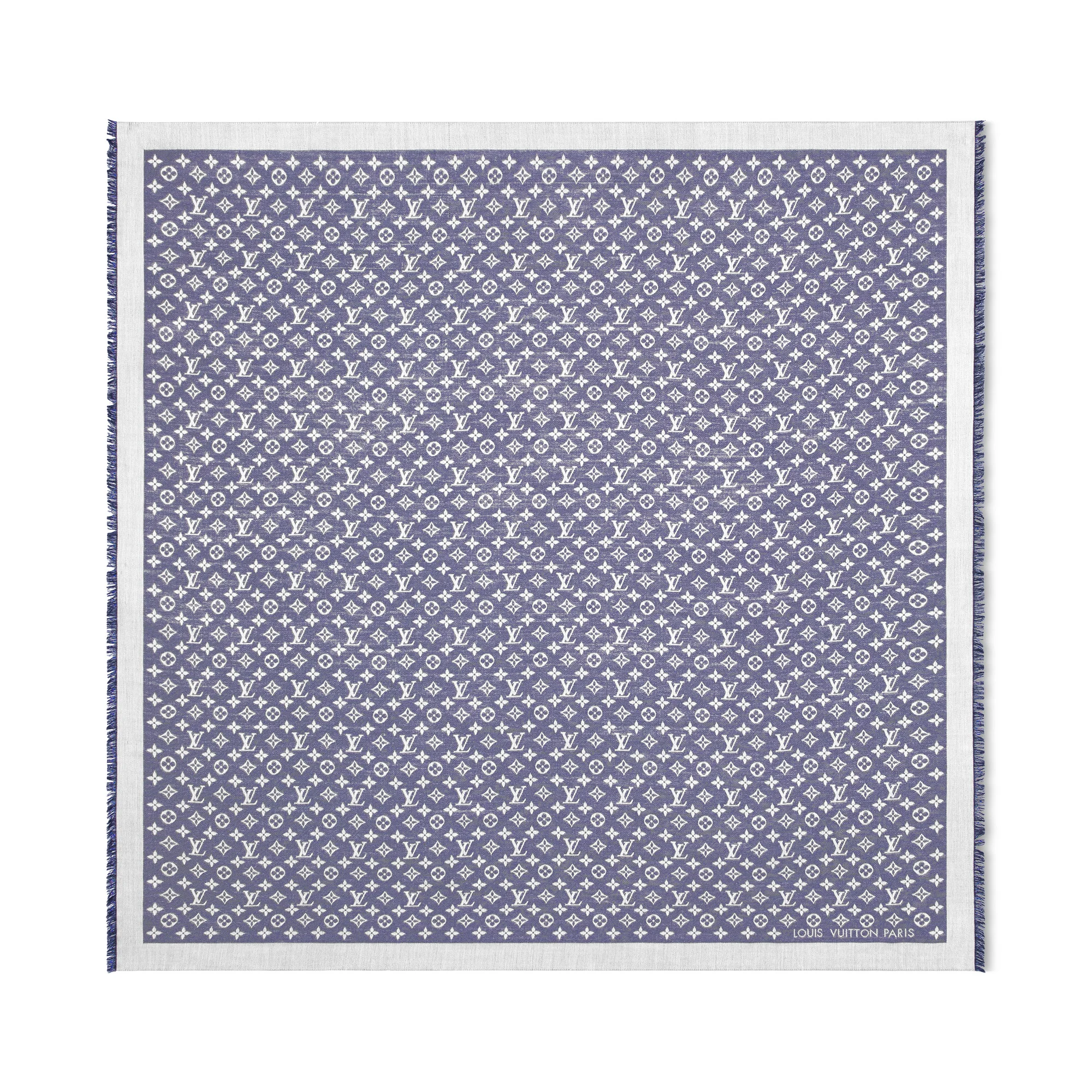 Monogram Denim Shawl - 1