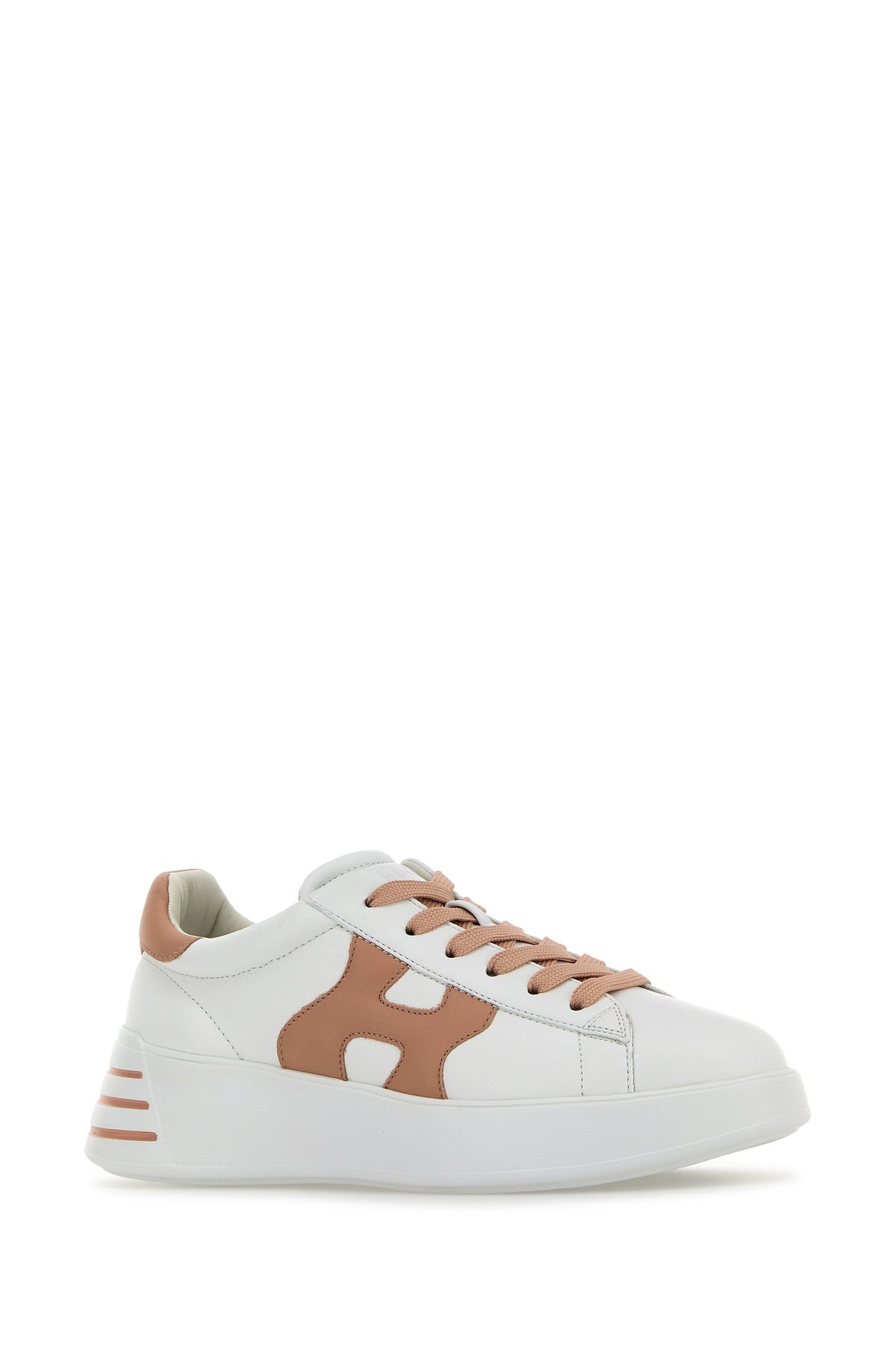 White nappa leather Hogan Rebel sneakers - 2