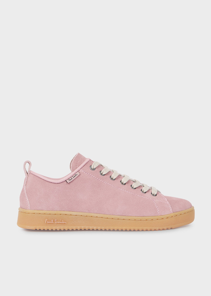 Women's Pink Suede 'Miyata' Trainers 1