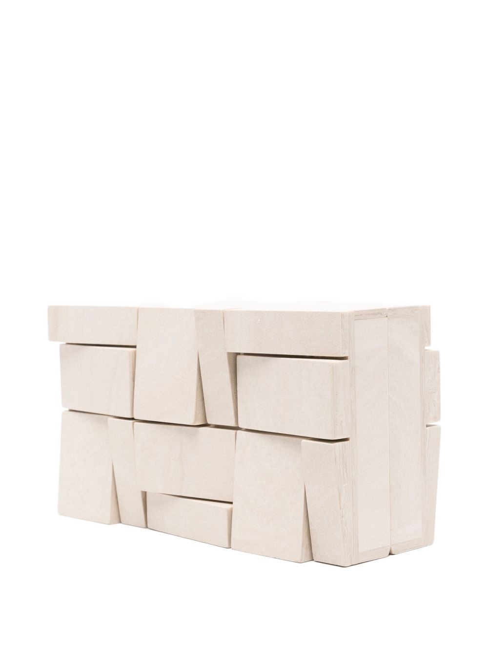 Galleria geometric-block clutch bag - 3