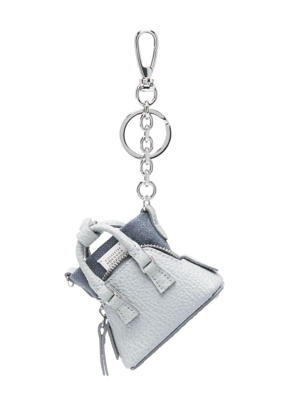 bag shape leather keyring - 1