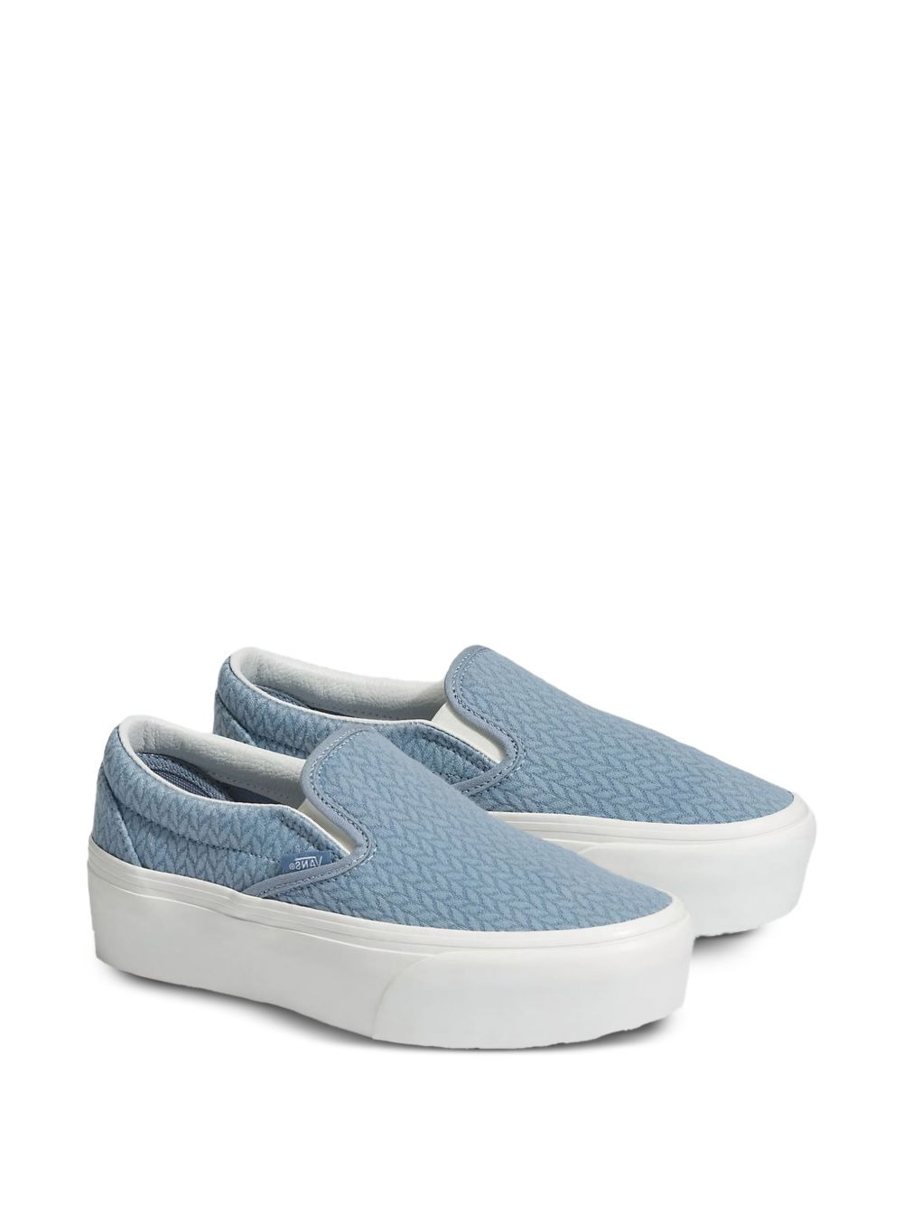 knitted slip-on platform sneakers - 2