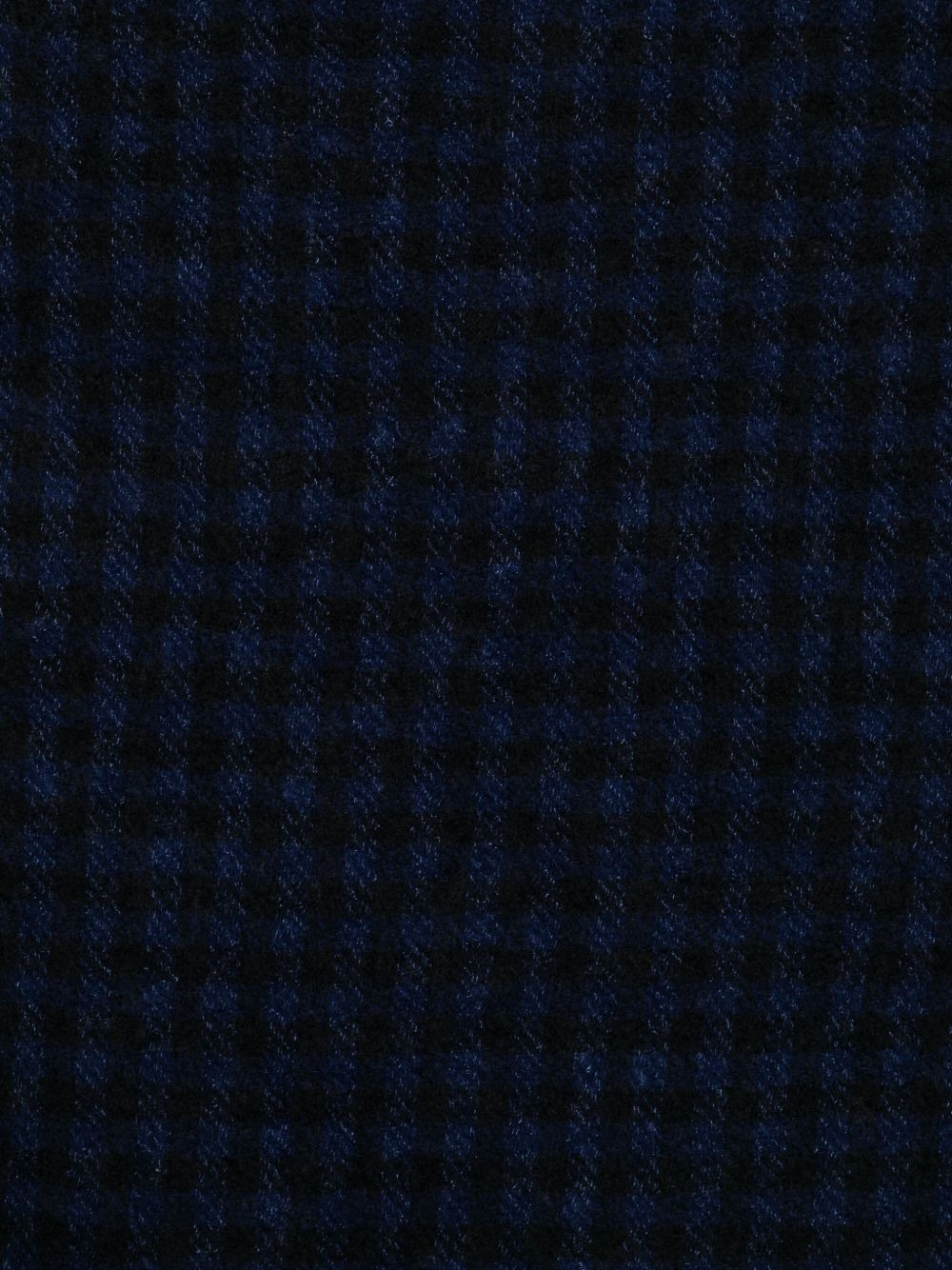 checked frayed scarf - 2
