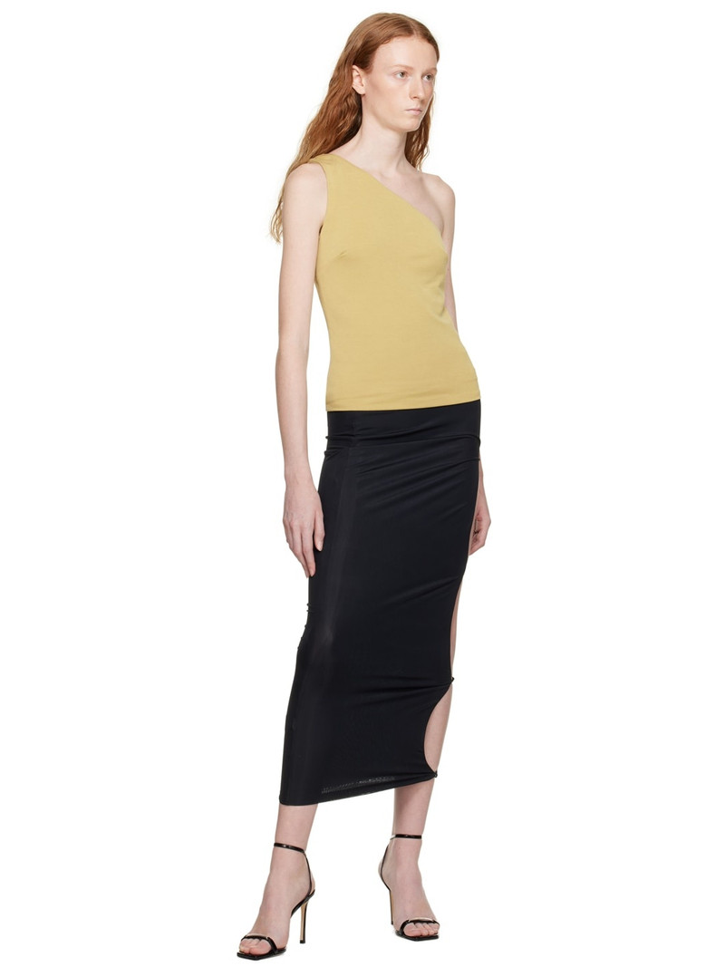 THIRD FORM Khaki Form One Shoulder Tank Top outlook
