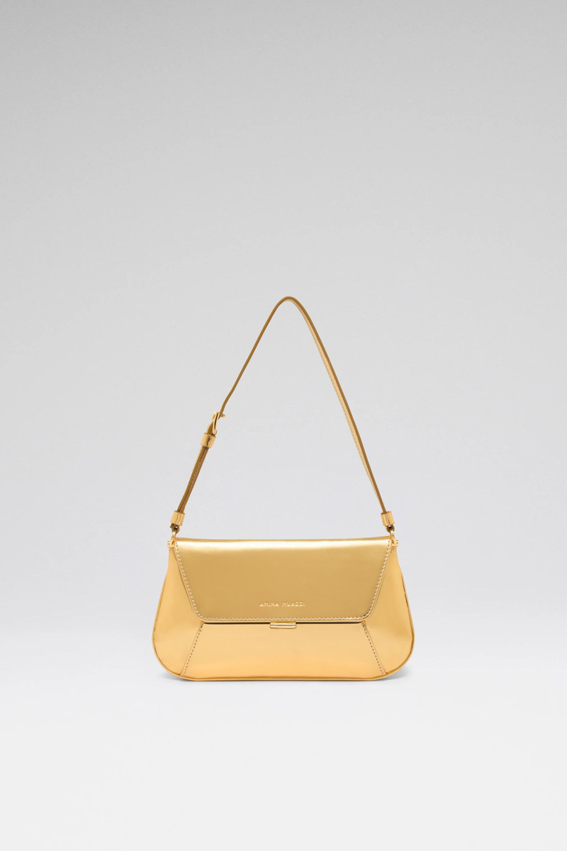 AMI MINI GOLD MIRROR AND GOLD HARDWARE 1