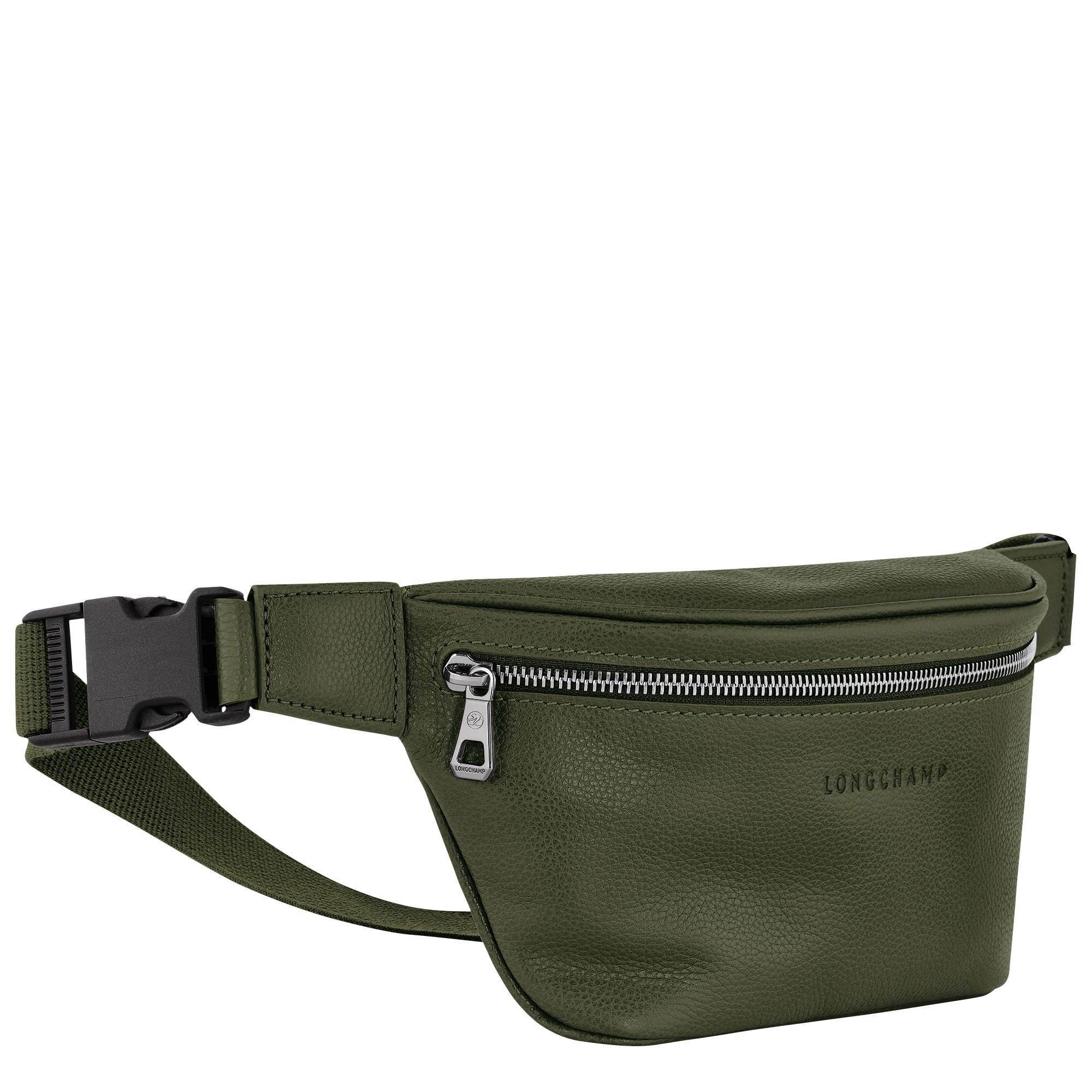 Le Foulonné Belt bag Khaki - Leather - 3