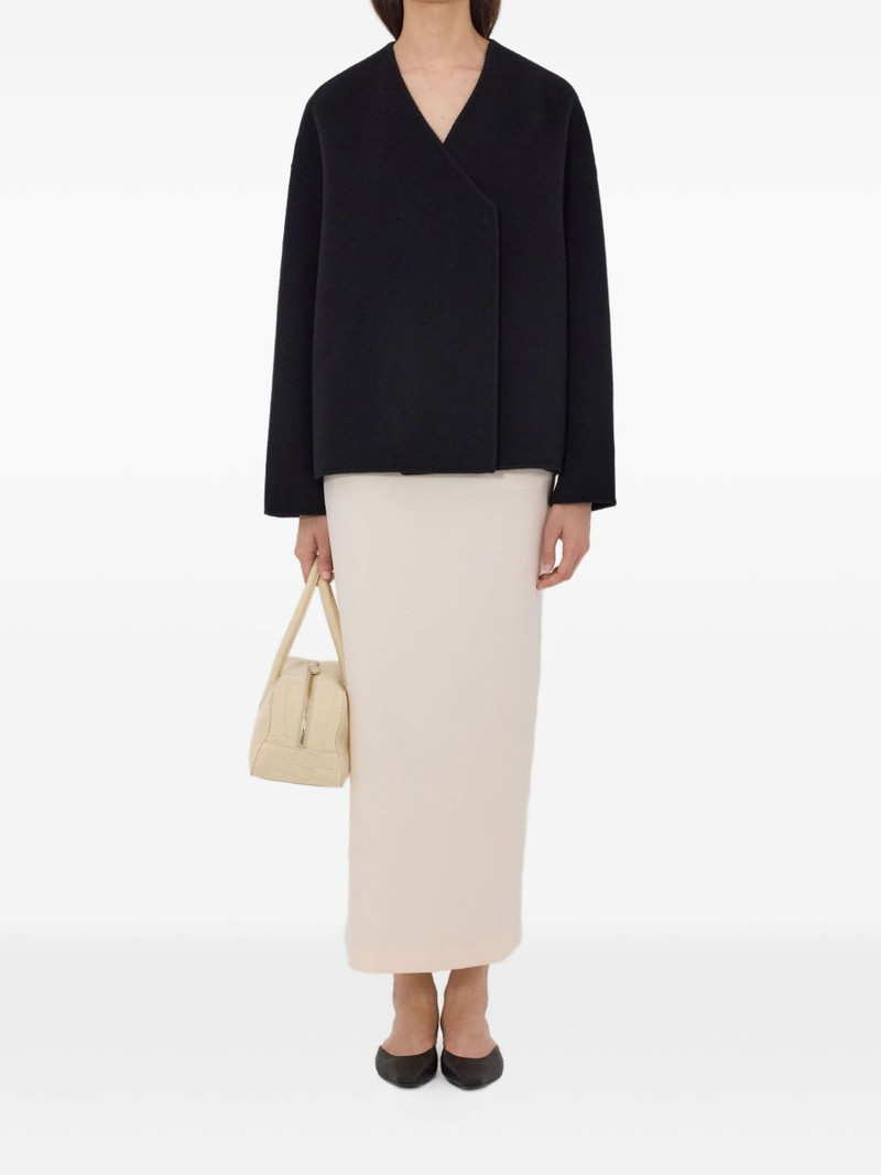 Loulou de Saison MAARA asymmetric collarless jacket outlook