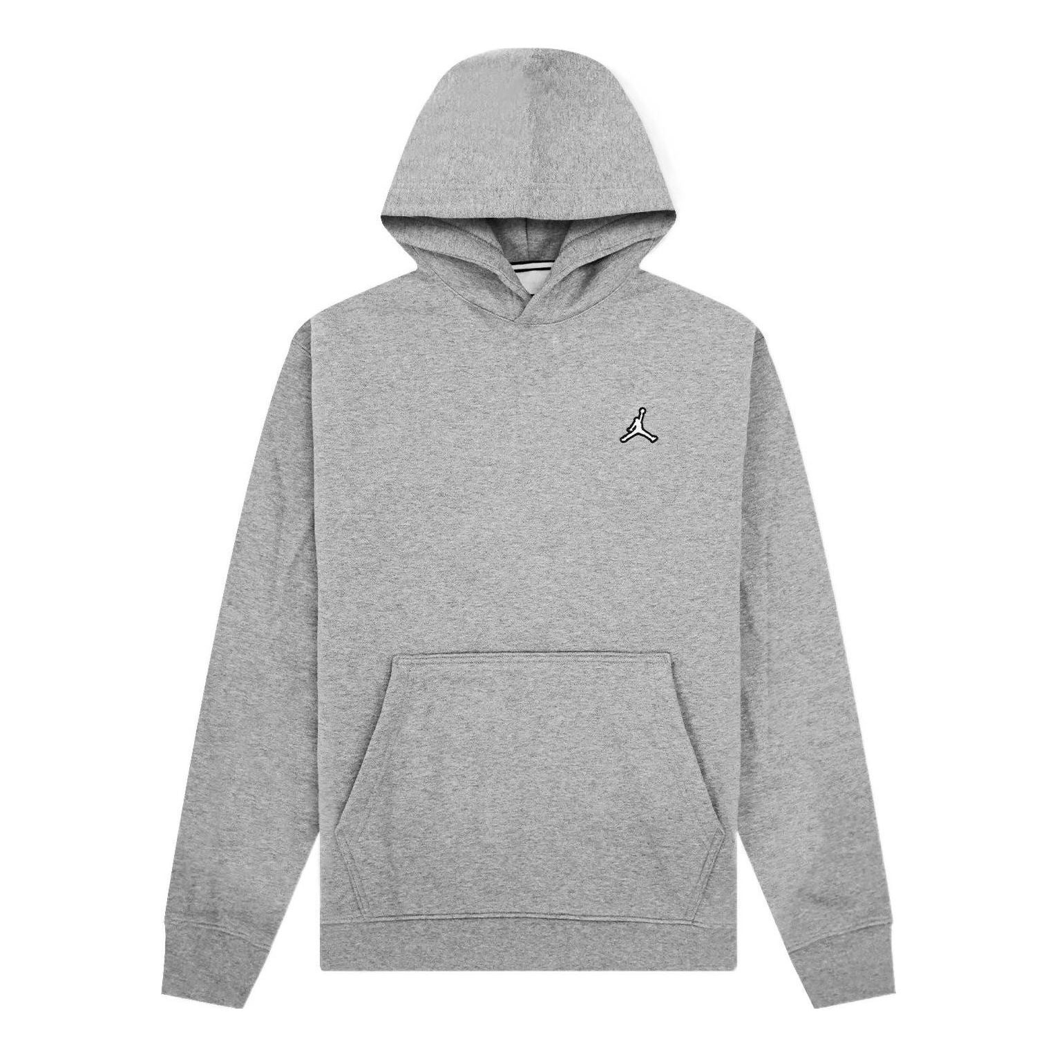 Air Jordan Logo Popover Hoodie 'Grey' DQ7466-091 - 1