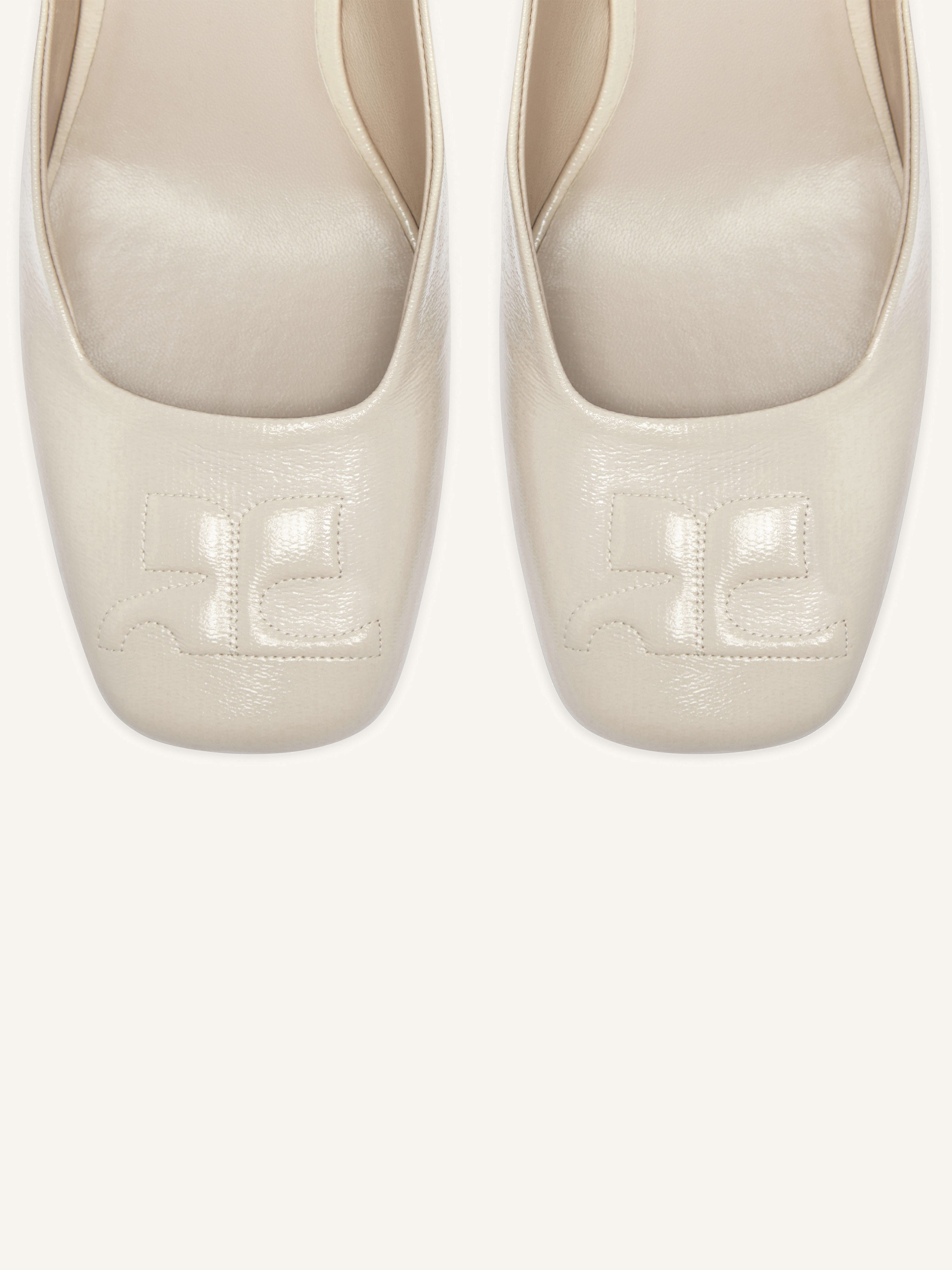 AC VINYL SLINGBACKS - 4