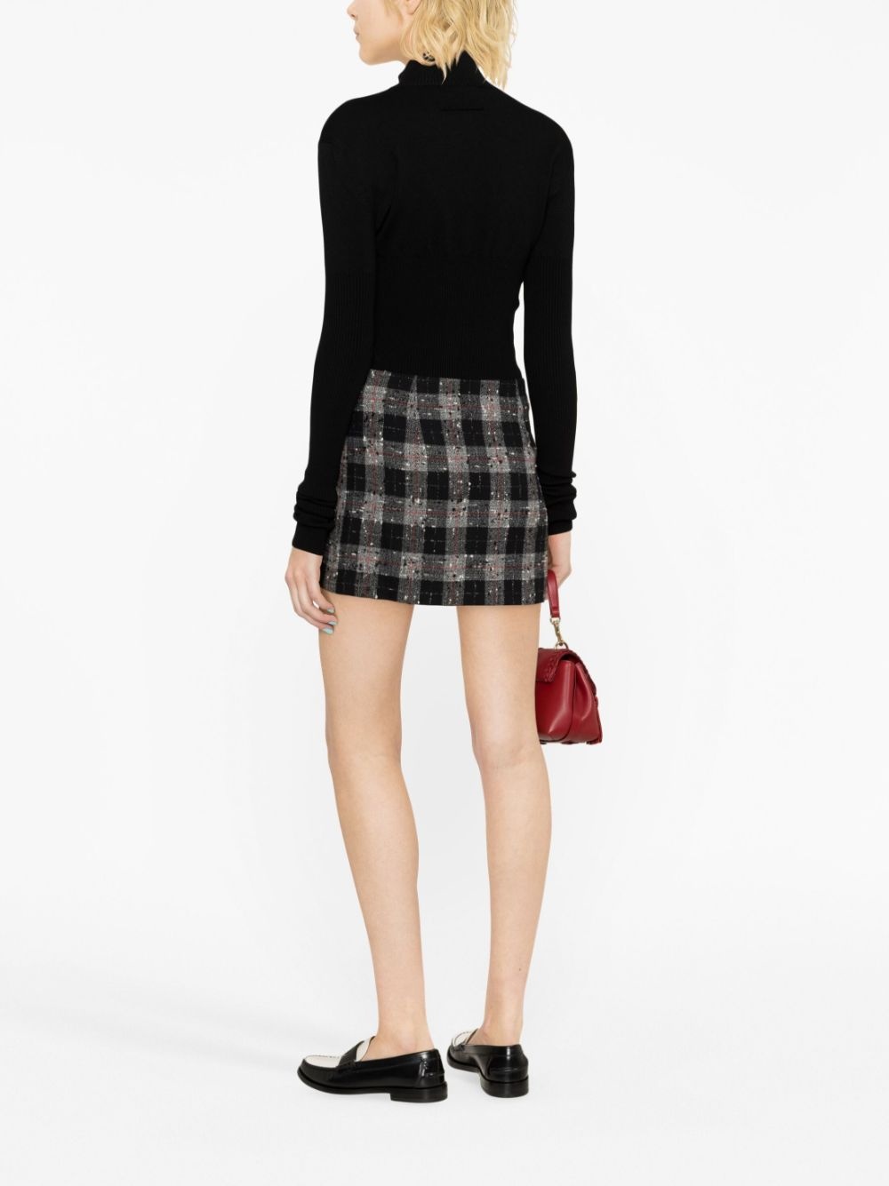 check-pattern miniskirt - 3