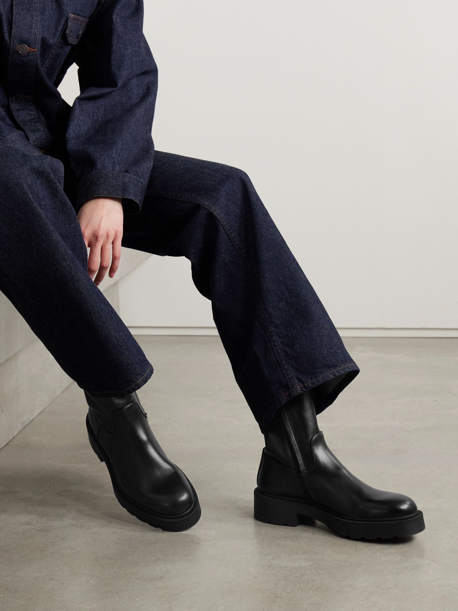 Nobilis leather ankle boots Black - 2