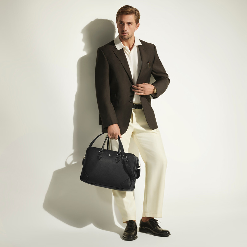 Montblanc LARGE BRIEFCASE IN GRAIN LEATHER outlook