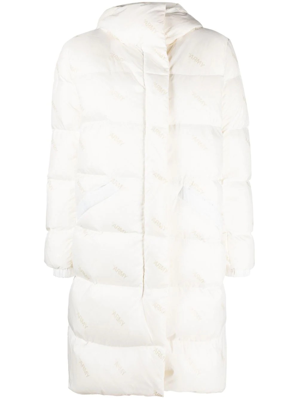 hooded puffer coat - 1