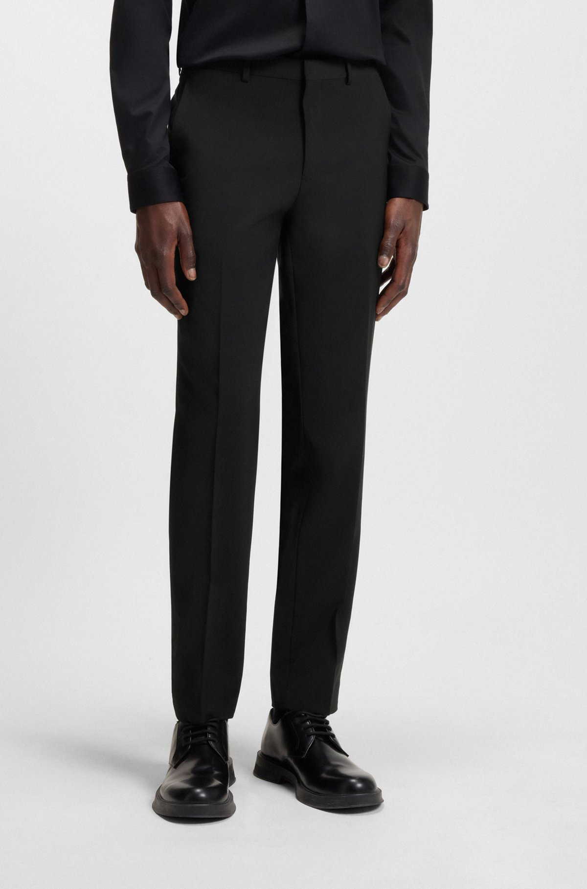 EXTRA-SLIM-FIT PANTS IN WOOL - 2