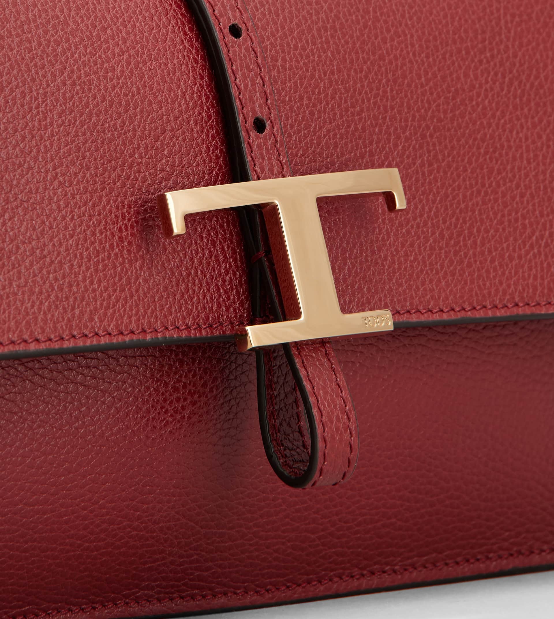 T TIMELESS FLAP BAG IN LEATHER MINI - 5
