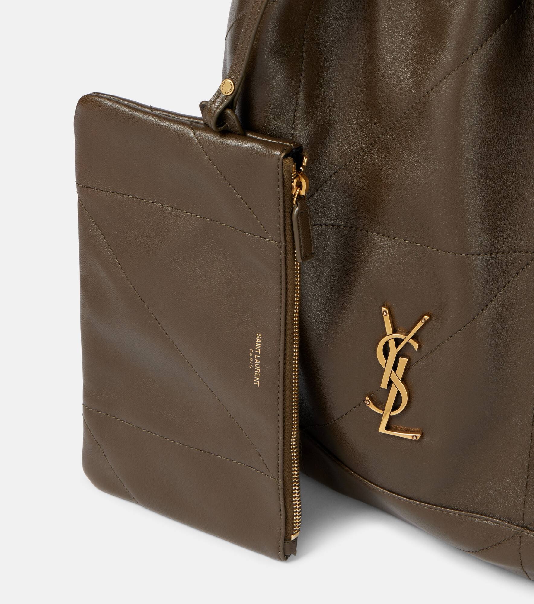 Jamie 4.3 Pochon quilted leather bucket bag - 6
