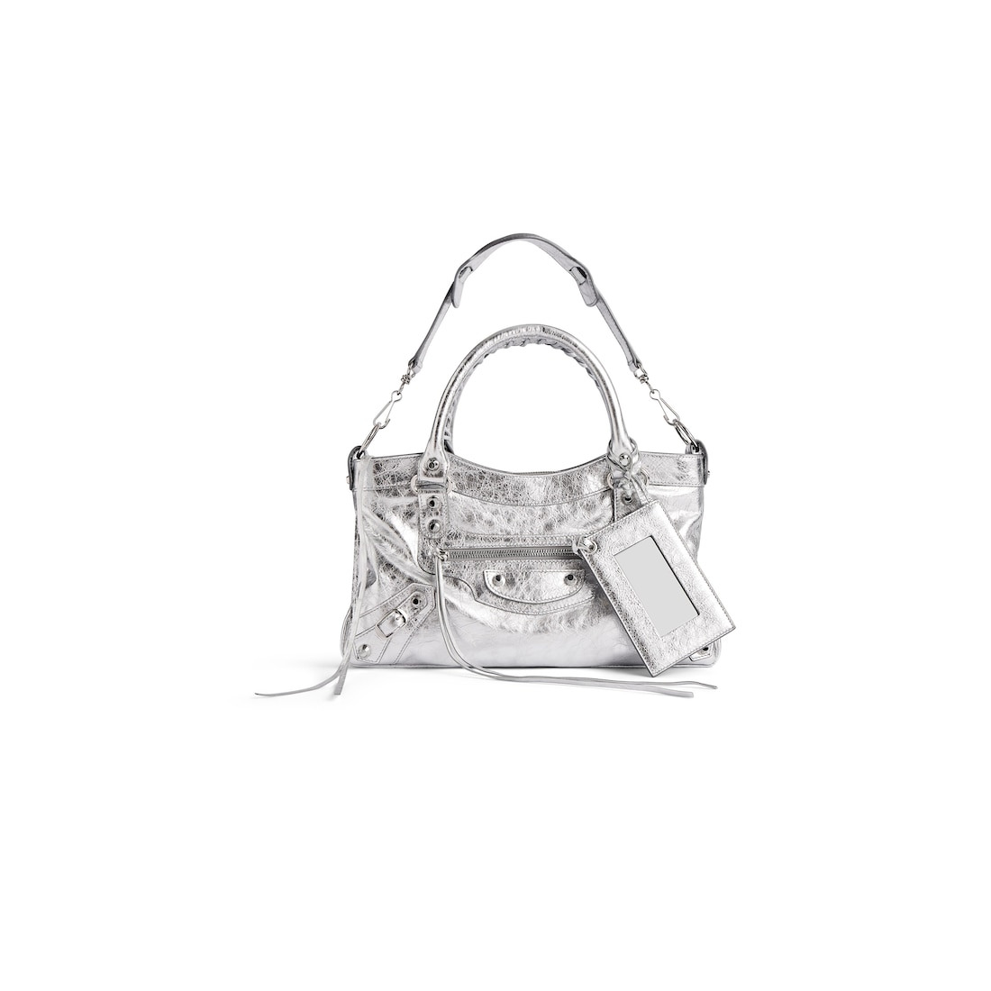 Women's Le City First Bag in Silver - 4