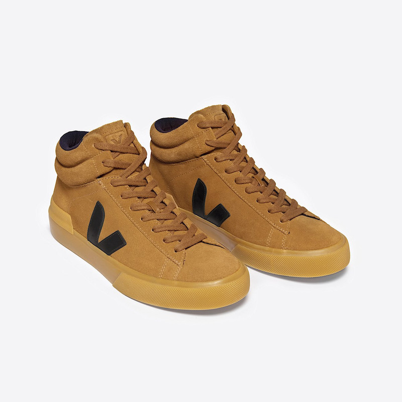 VEJA MINOTAUR SUEDE CAMEL BLACK outlook