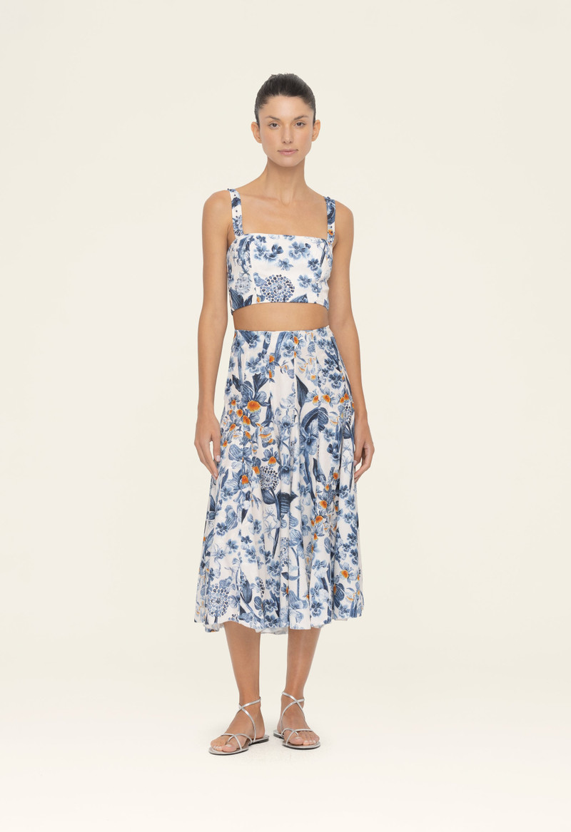 Mimosa Petalo Midi Skirt 4