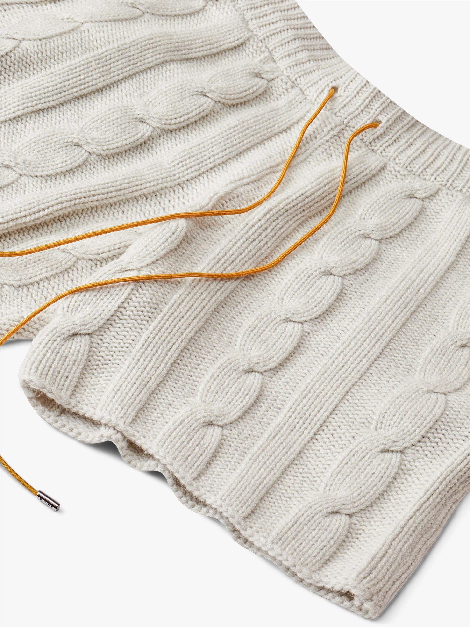 CABLE KNIT SHORTS - 3