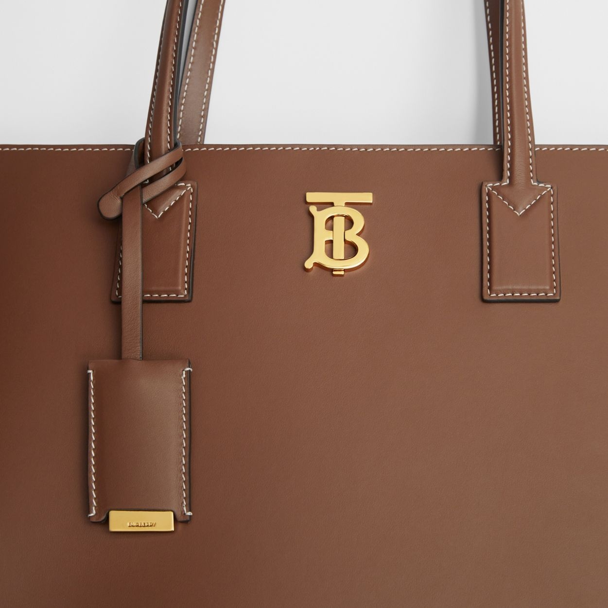 Medium Monogram Motif Leather Tote - 2