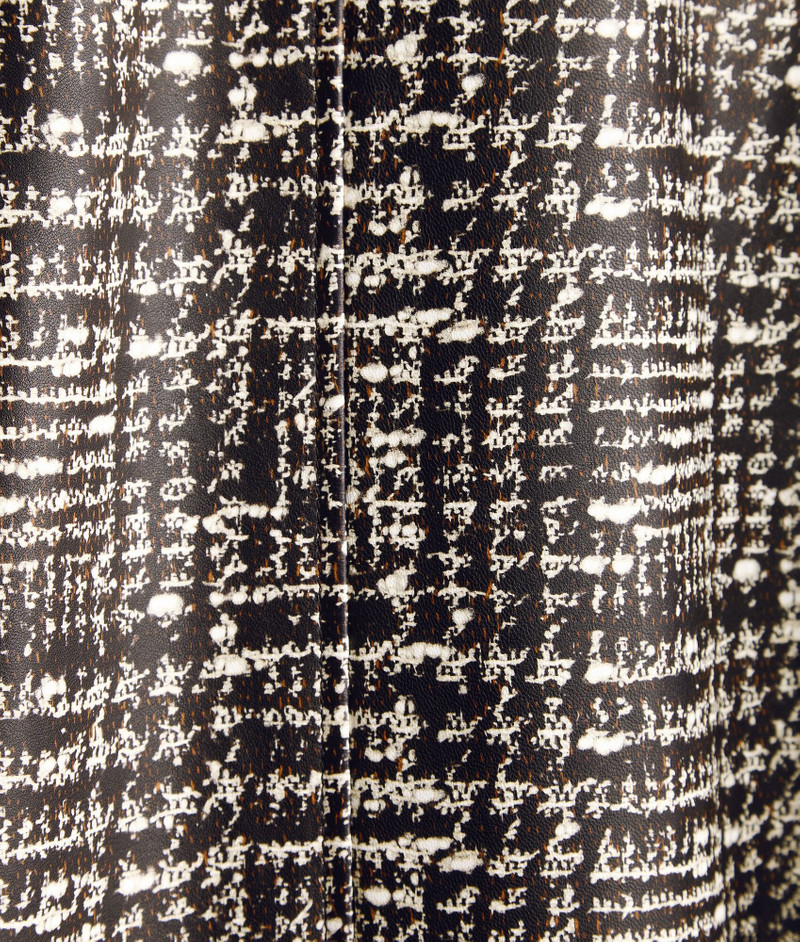 printed leather prince of wales coat 4