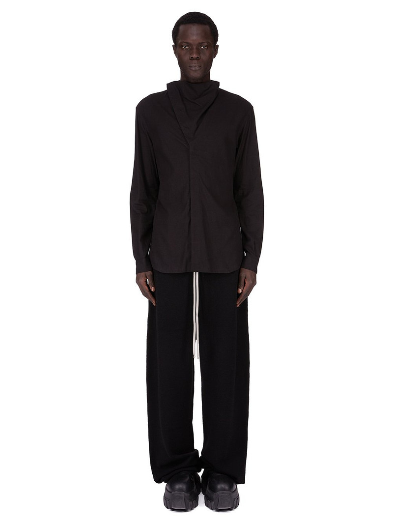 Rick Owens Black Concordians Island Shirt outlook