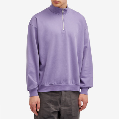 AURALEE Auralee Quarter Zip Sweat outlook