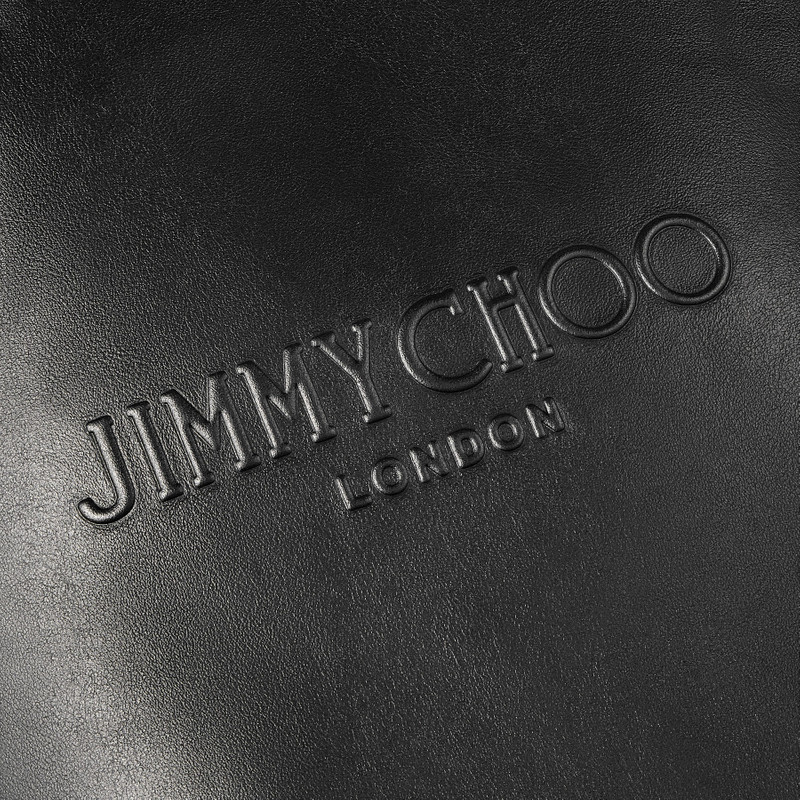 Lenny North-South L Black/Gunmetal Leather Tote Bag 3