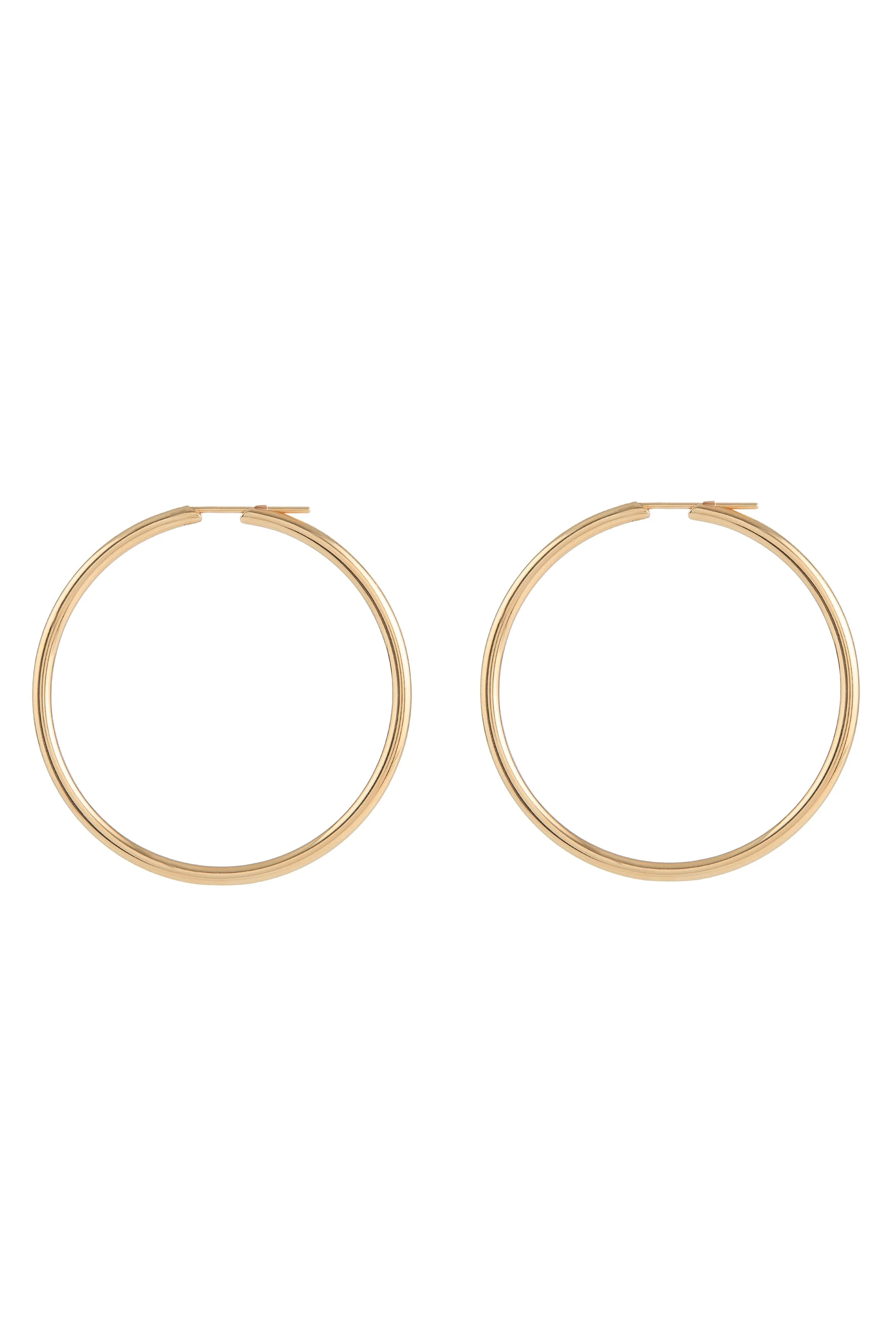 Large Loop Earrings in 18K Yellow Gold - 1