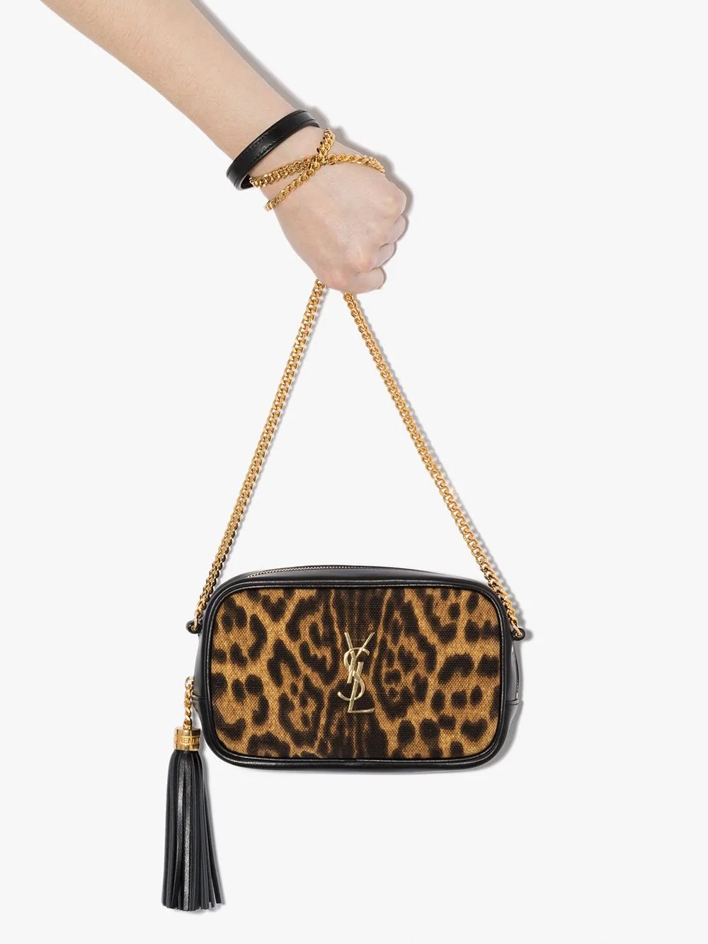 Toy Lou leopard-print leather mini bag - 3