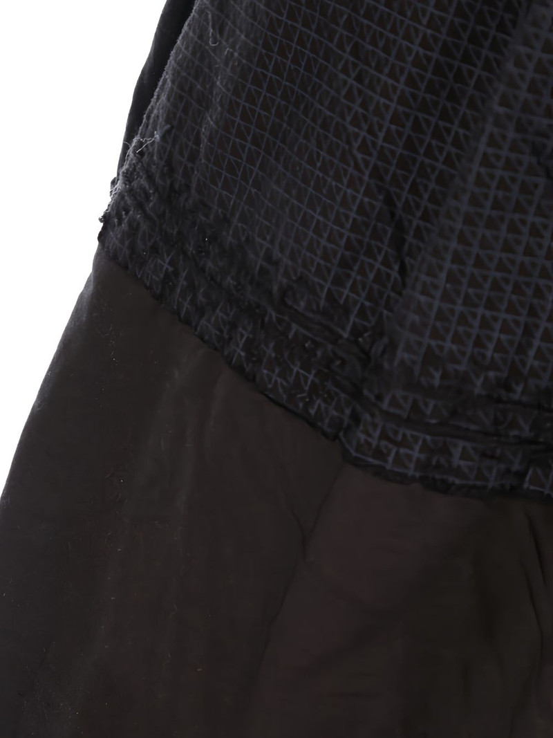 patchwork elasticated-waist straight trousers 3