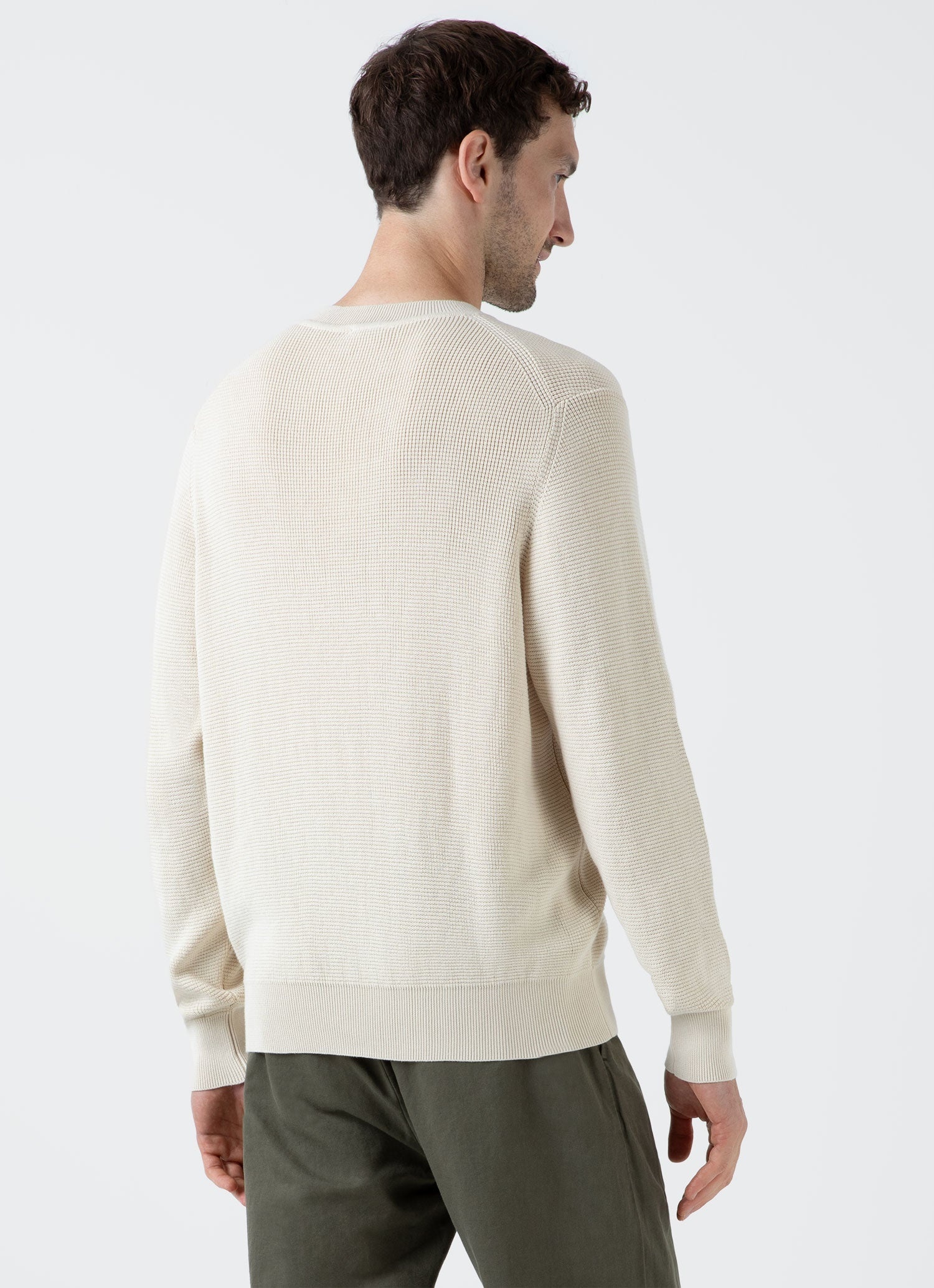 Waffle Stitch Crew Neck Jumper - 6