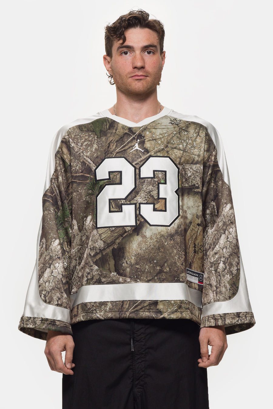 Brooklyn Realtree Hockey Jersey in Medium Olive/Sail - 1