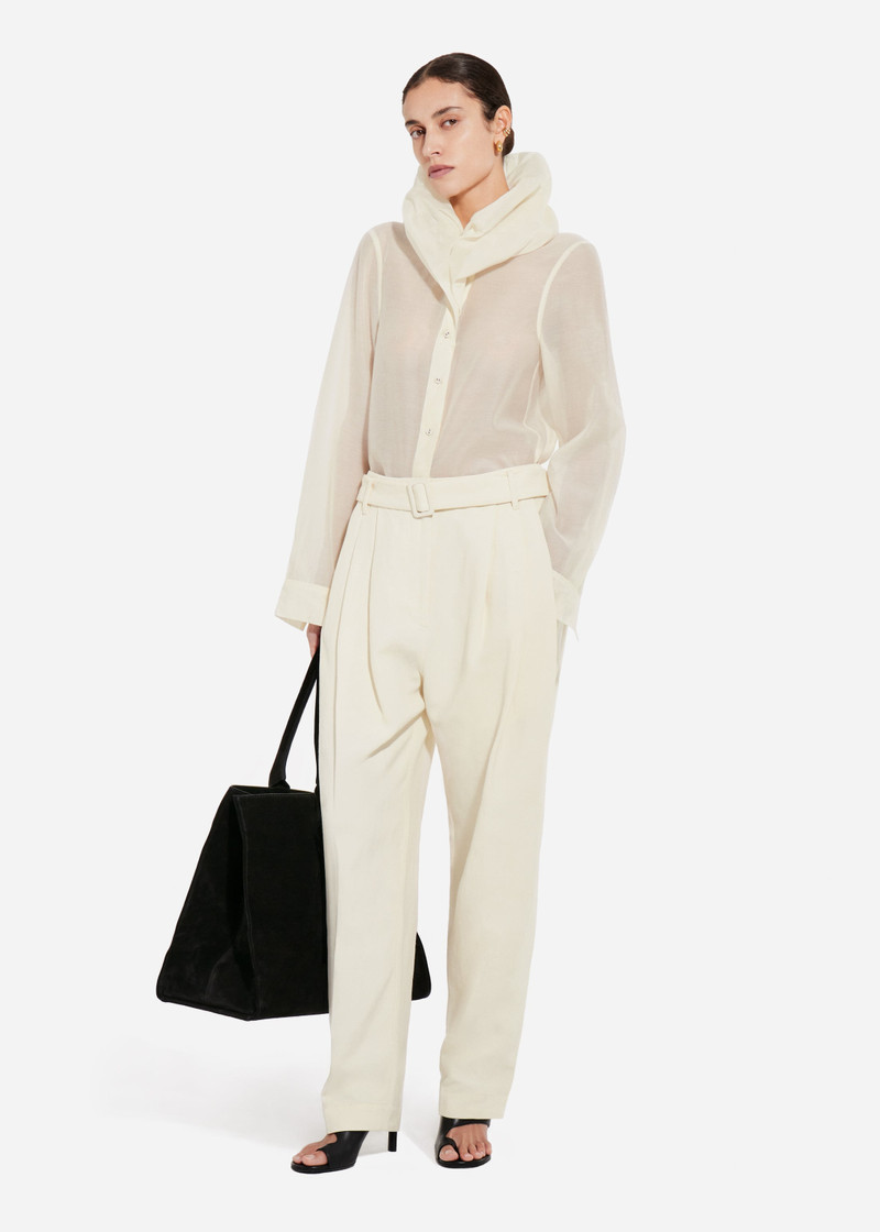 Cloud Collar Shirt in Cotton Silk Voile 6