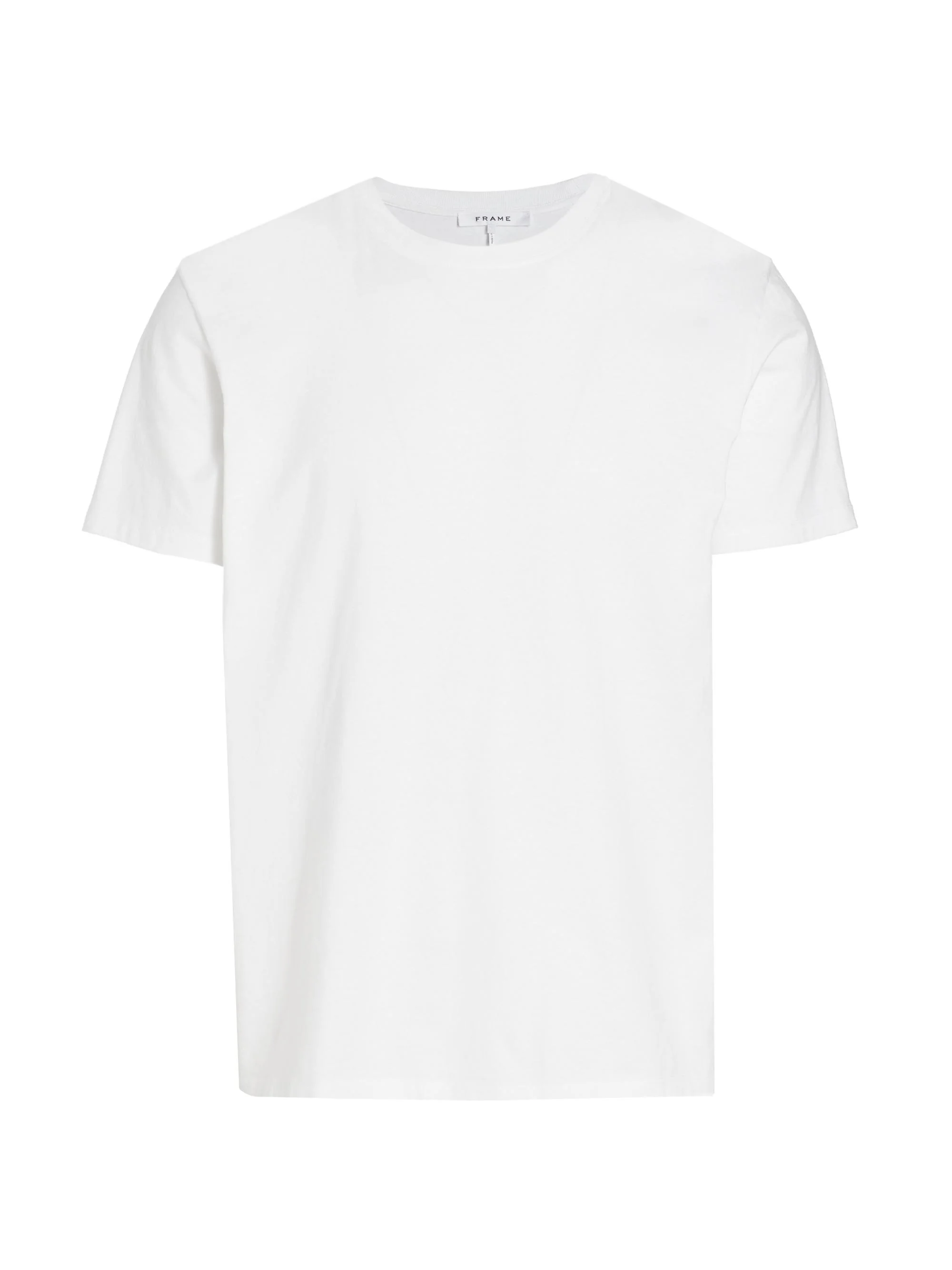 Men's Logo Cotton T-Shirt - Blanc - 1