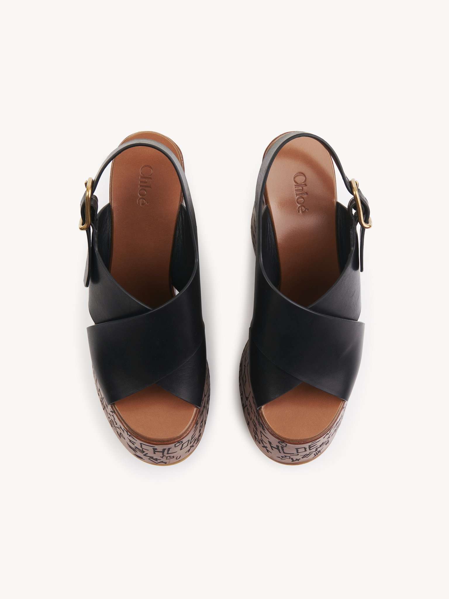 パーティーシューズ Maxime Wedge Sandal Chloé MAXIME WEDGE SANDAL | REVERSIBLE