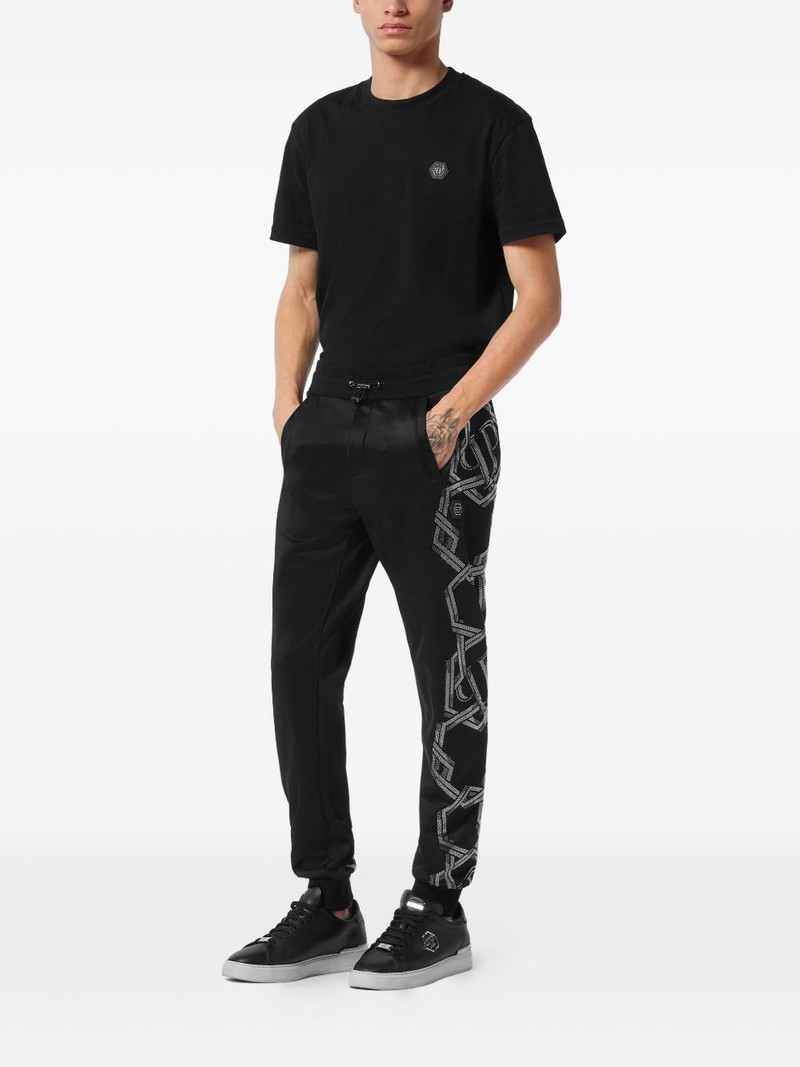 PHILIPP PLEIN chain-print joggers outlook