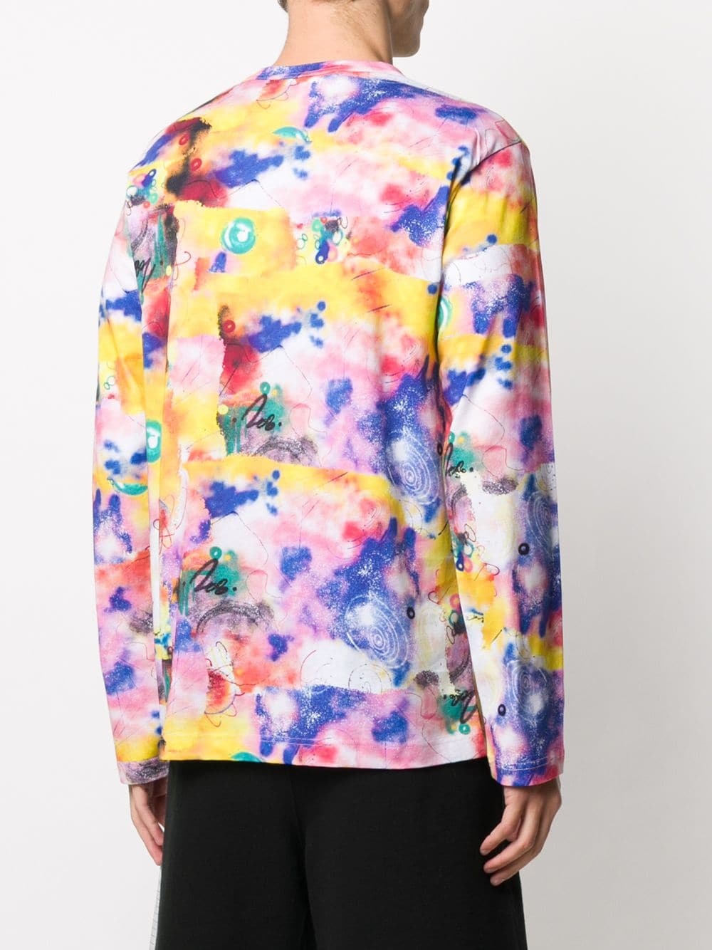 tie-dye print long-sleeve T-shirt - 4