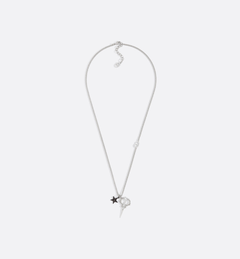 Dior Black Star Pendant Necklace 1