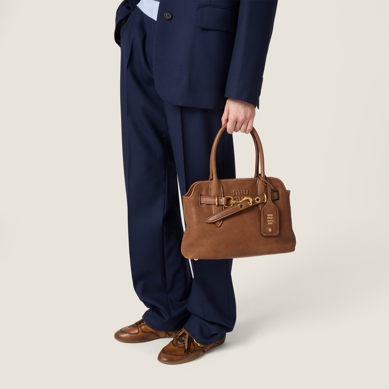 Miu Miu Aventure nappa leather bag outlook